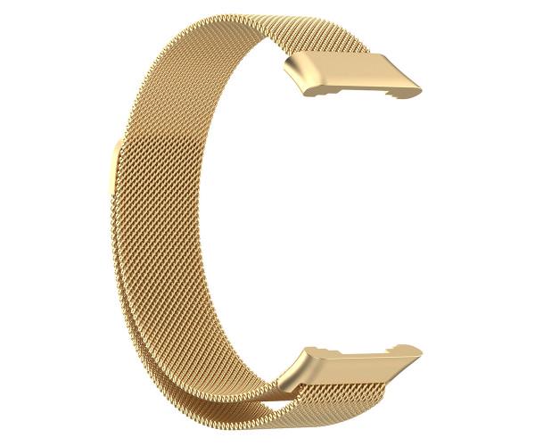 Ремешок металлический Milanese Magnetic для Oppo Watch Free Золотой
