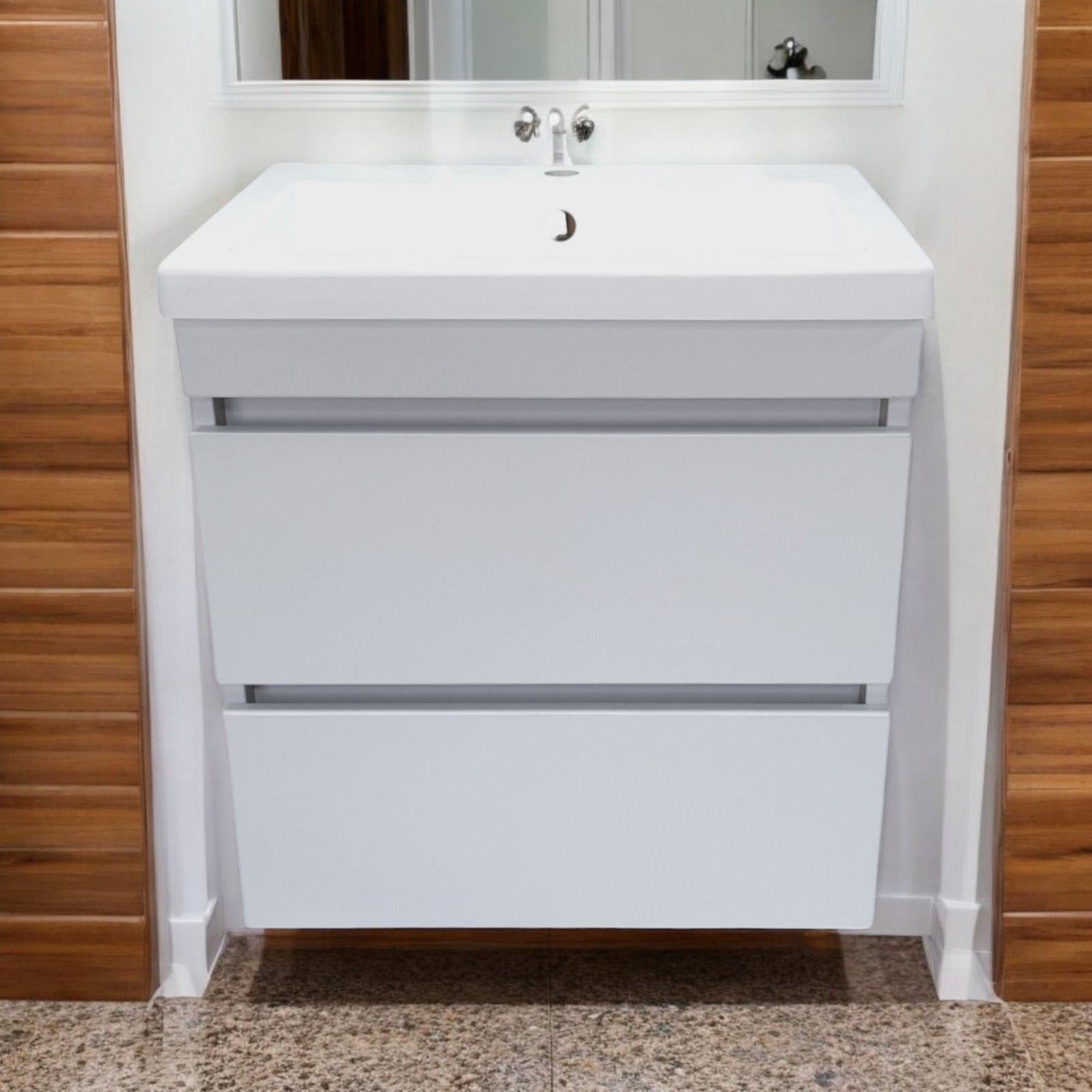 Тумба подвесная для ванной комнаты пластиковая Mikola-M Atlant 60 см White (2351) - фото 8 Тумба подвесная для ванной комнаты пластиковая Mikola-M Atlant 60 см White (2351) - фото 8