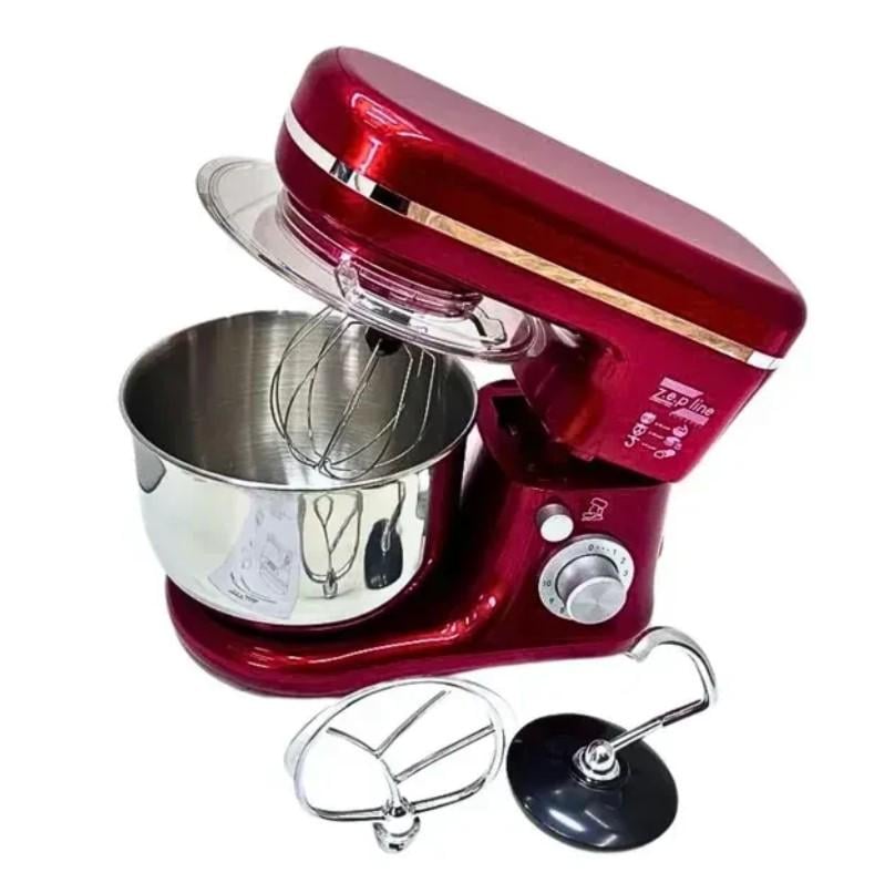Миксер-тестомес ZepLine ZP-9832 5 л чаша из нержавеющей стали Красный (RED9832)