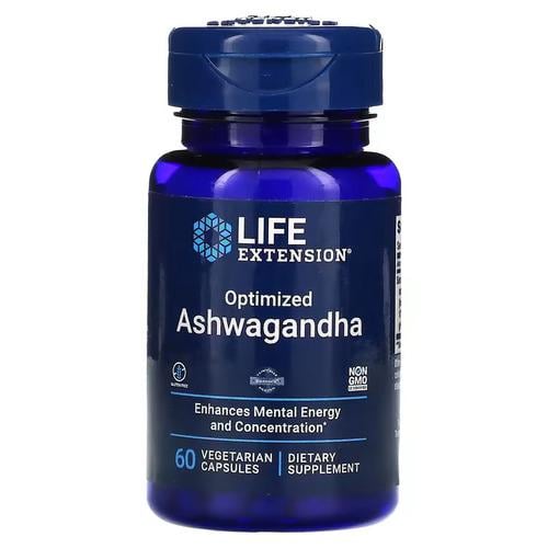 Ашваганда Life Extension Ashwagandha Optimized 60 капс. (LEX-88806)