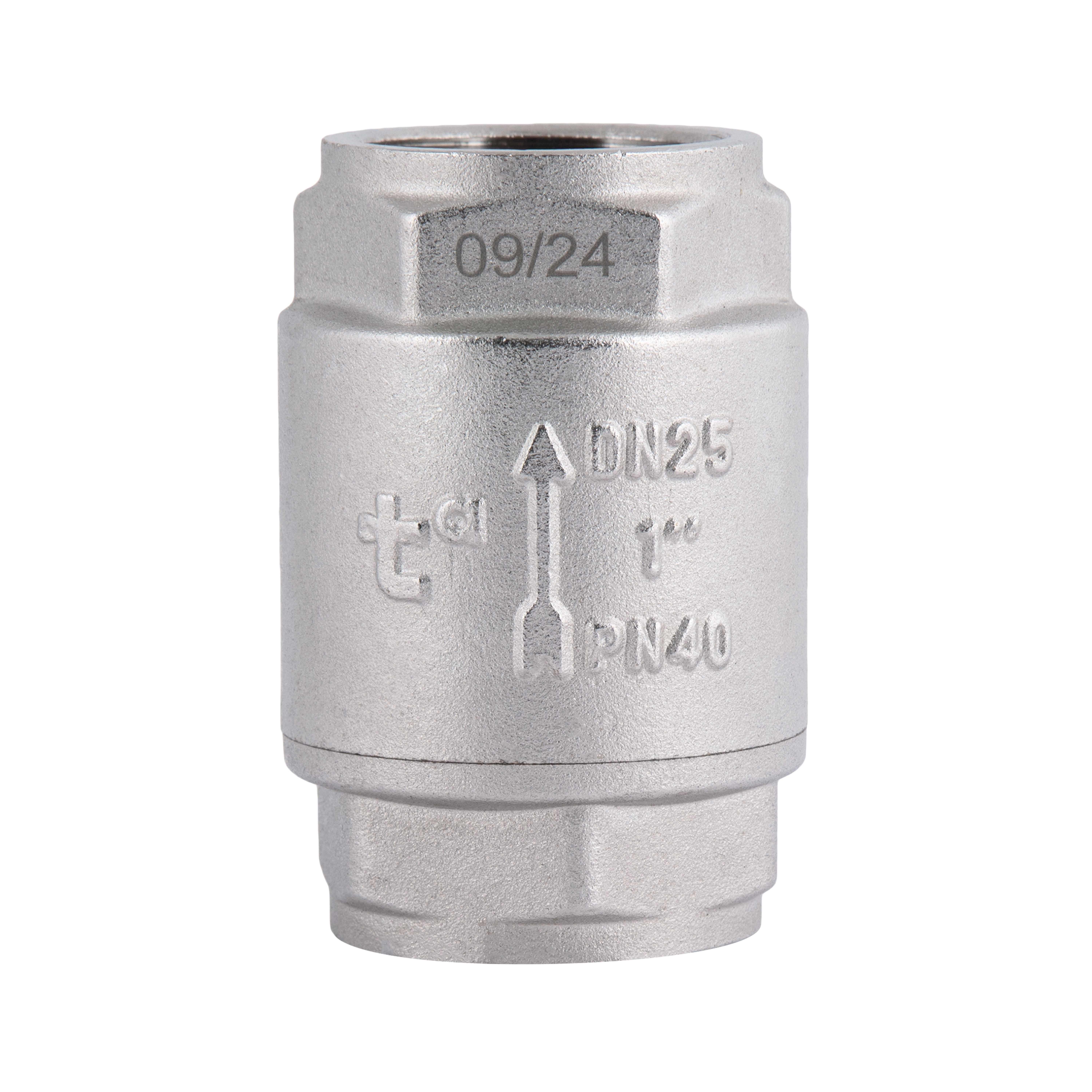 Клапан обратный Thermo Alliance Forte никель с латунным штоком 1" ВВ (TAF240W25)