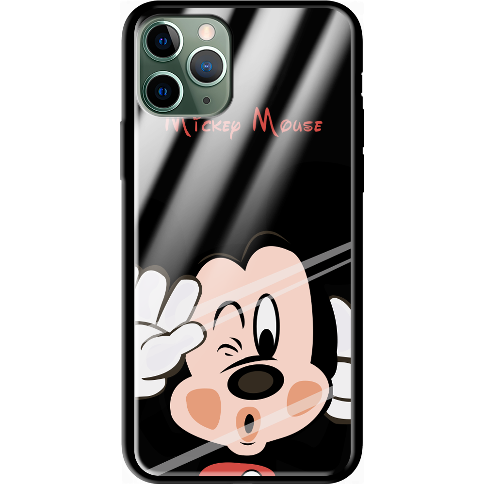 Чехол Boxface iPhone 11 Pro Mister M Черный силикон со стеклом (38189-cc58-38346) - фото 1