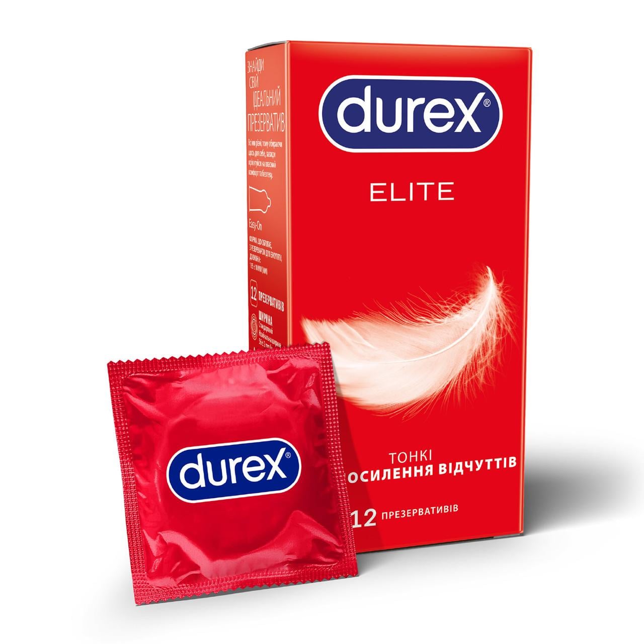 Презервативы ультратонкие Durex Elite 12 шт. (000002546)