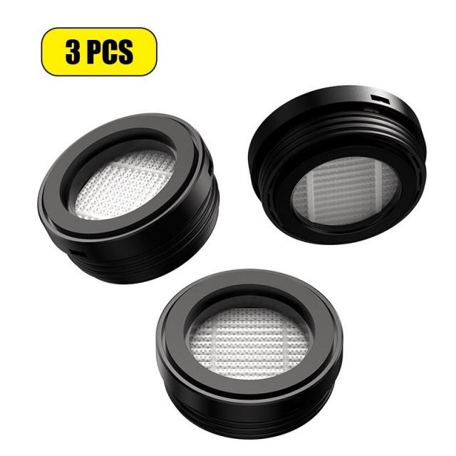 Насадки для автомобільного пилососа BASEUS A2 car vacuum cleaner strainer 3PCS Black - фото 2