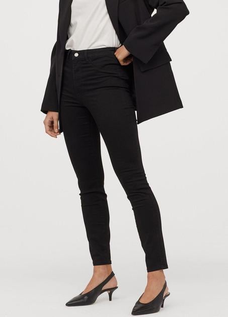 Брюки H&M W26L30 Черный (399223П)