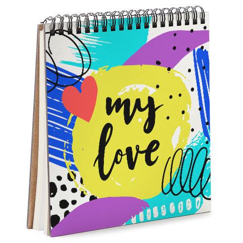 Скетчбук My love 16,7x18 см (BDK_18L015) Скетчбук My love 16,7x18 см (BDK_18L015)