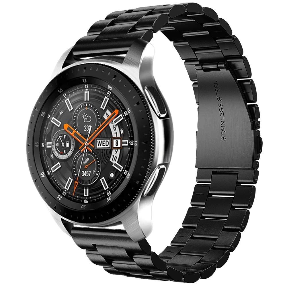Ремешок стальной BeWatch 20мм для Samsung Galaxy Watch 42/3 41 мм/Active/Active 2 Black (1110401)
