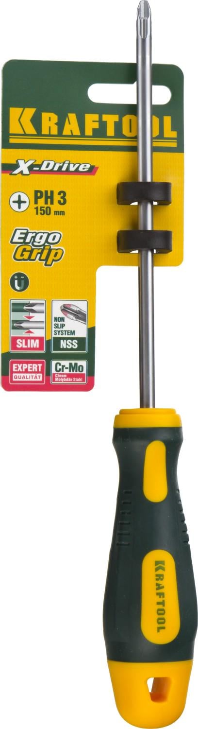 Отвертка Kraftool PH3 EXPERT X-Drive 150 мм (250072-3-150)