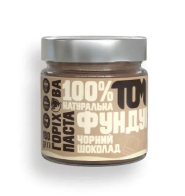 Паста ТОМ из фундука и черного шоколада 180 г