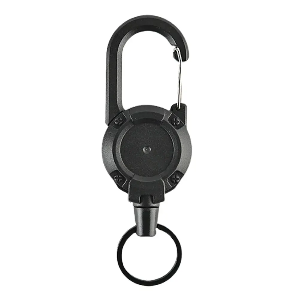 Карабін висувний з тросом 60 см Чорний (2448379803) Карабін висувний з тросом 60 см Чорний (2448379803)