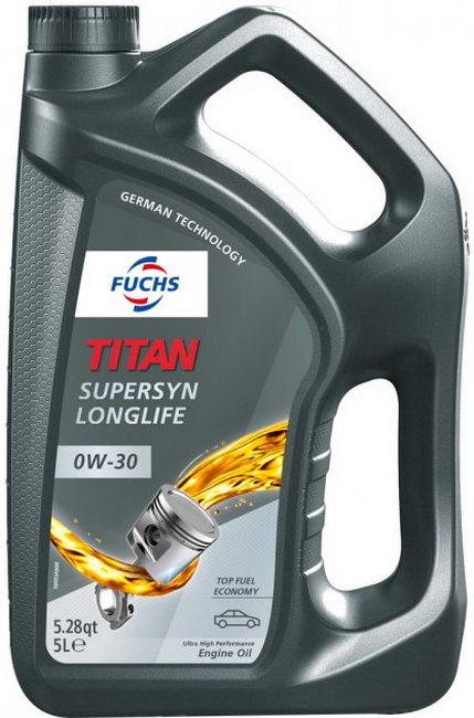 Моторна олива Fuchs Titan Supersyn Longlife A3/B4 SL 0W-30 5 л (602012616)