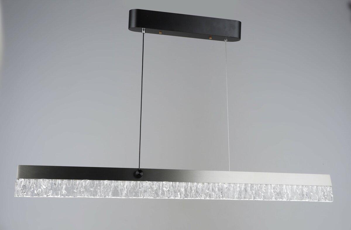 Люстра подвесная светодиодная B YH1362/80W BK/Gray (45234)