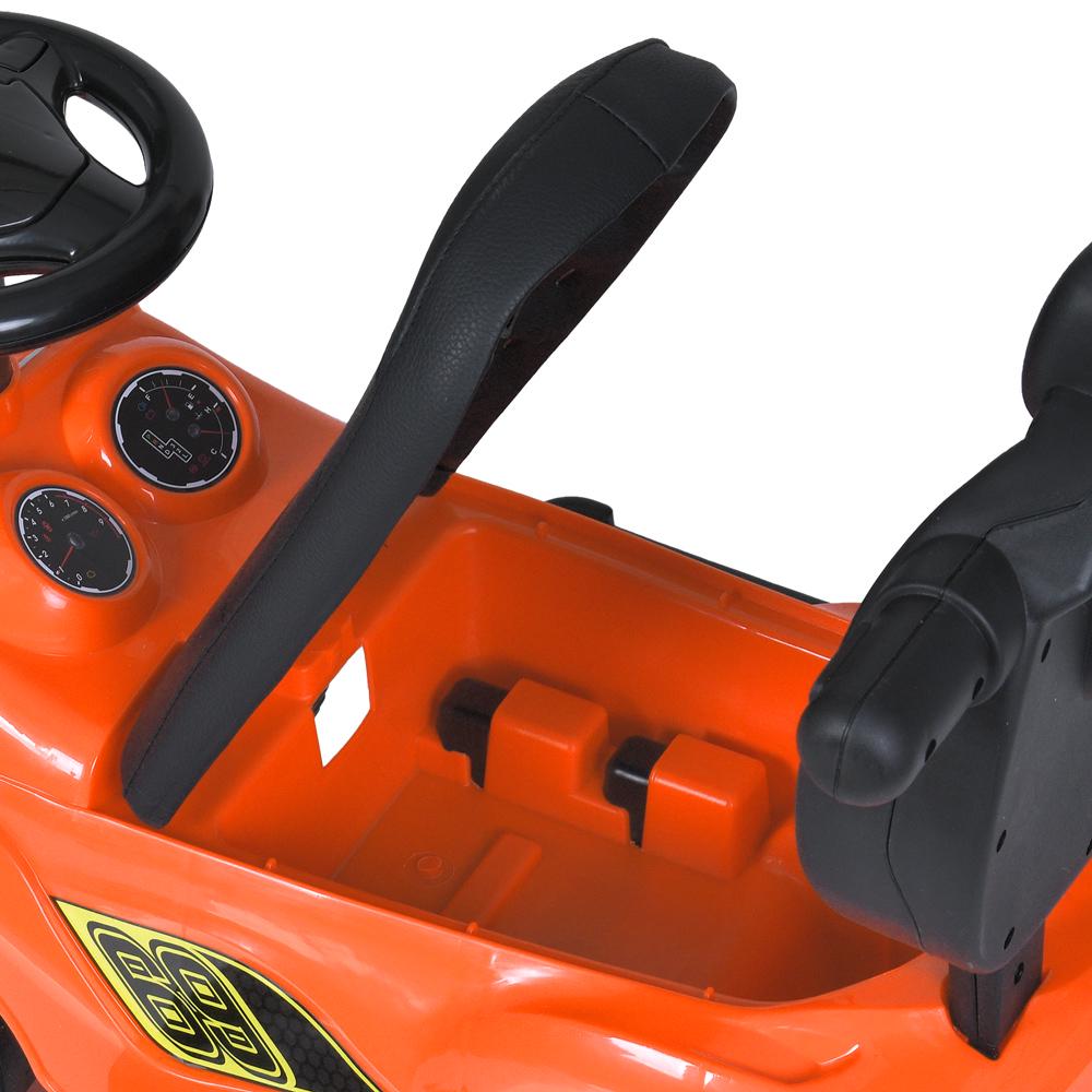 Детская каталка-толокар Bambi Racer M 5728L 2в1 Оранжевый (24441672) - фото 6