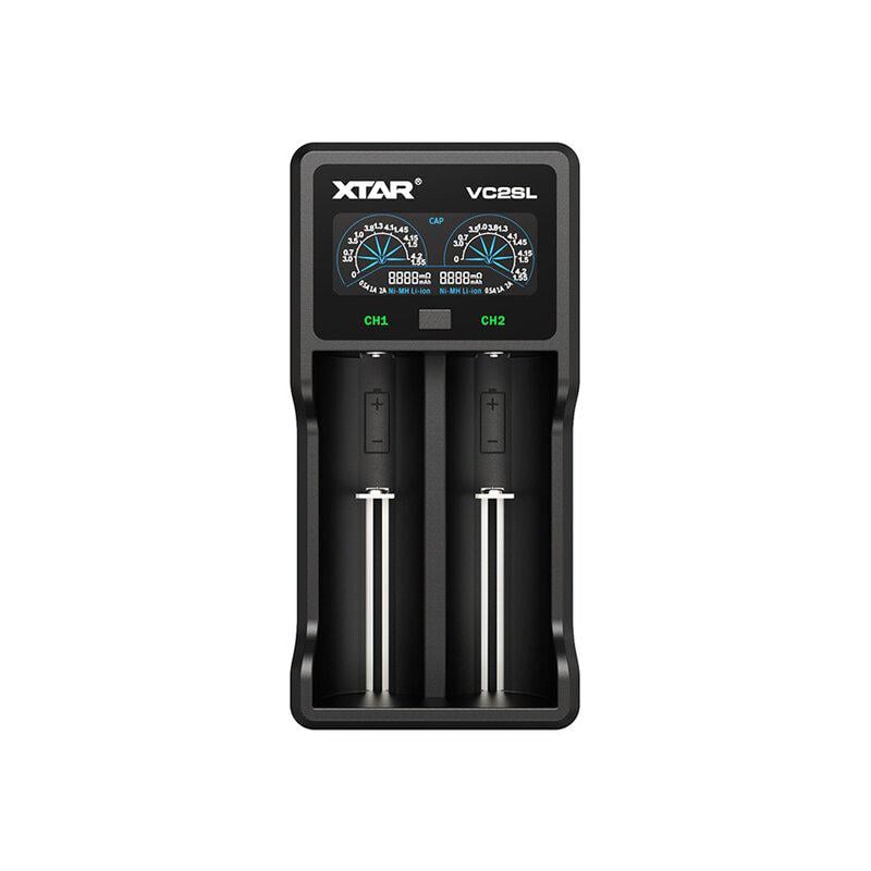 Зарядний пристрій Xtar VC2SL Ni-Cd/Ni-Mh/Li-Ion 2 канали USB-C LCD Powerbank (25994161)