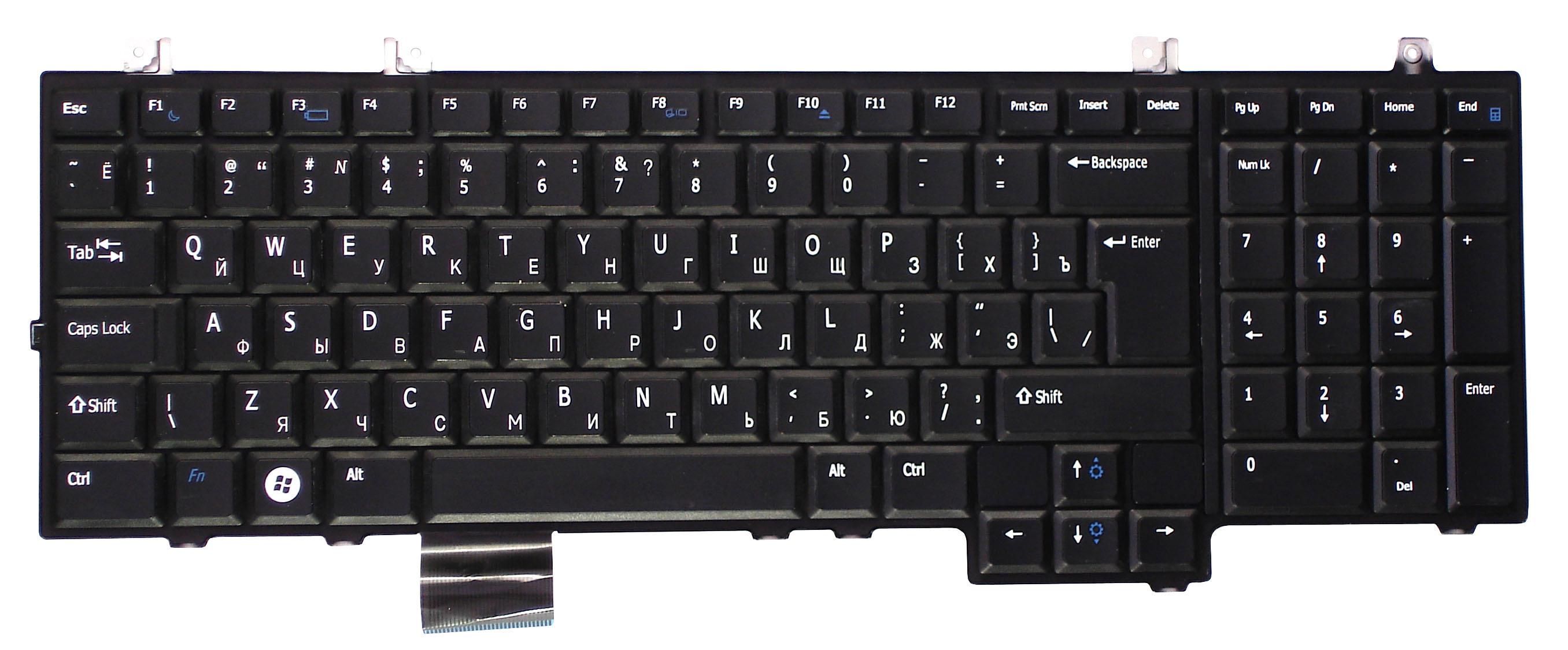 Клавиатура для ноутбука Dell Studio 1735/1736/1737 Black Matt