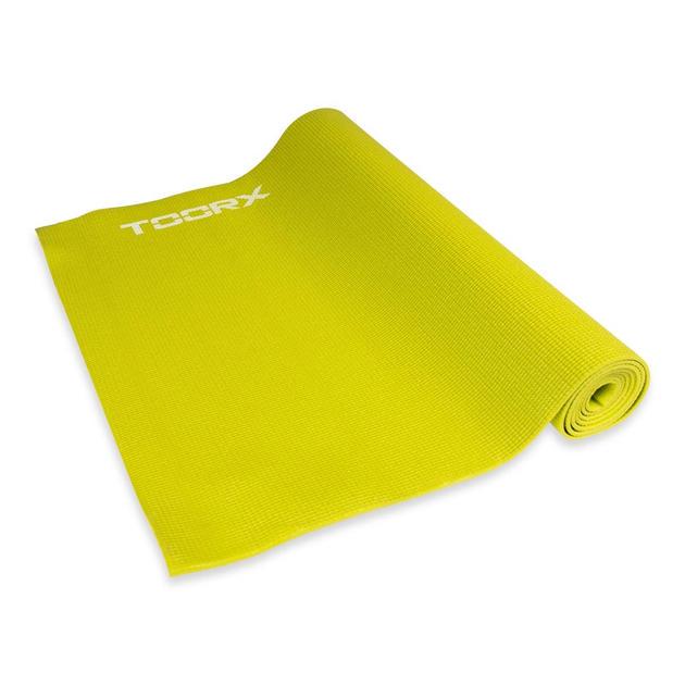 Коврик спортивный Toorx Yoga для йоги и фитнеса 173х60х0,4 см Желтый (931135)