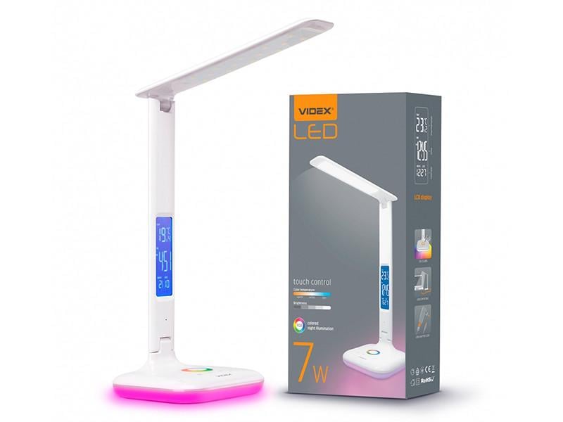Лампа настольная светодиодная VL-TF05W-RGB 7W 3000-5500K (7351)