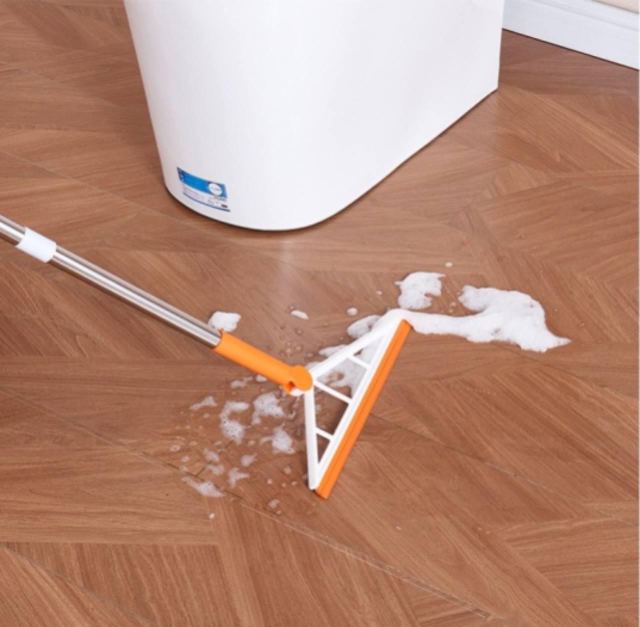 Швабра-скребок силіконова для підлоги та вікон телескопічна ручка (e1f4857b) - фото 3 Швабра-скребок силіконова для підлоги та вікон телескопічна ручка (e1f4857b) - фото 3