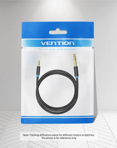 Кабель Vention 6.5 мм Jack-3.5 мм minijack HiFi стерео AUX на 6.35 мм TRS 0,5 м Чорний (BABBD) - фото 15 Кабель Vention 6.5 мм Jack-3.5 мм minijack HiFi стерео AUX на 6.35 мм TRS 0,5 м Чорний (BABBD) - фото 15