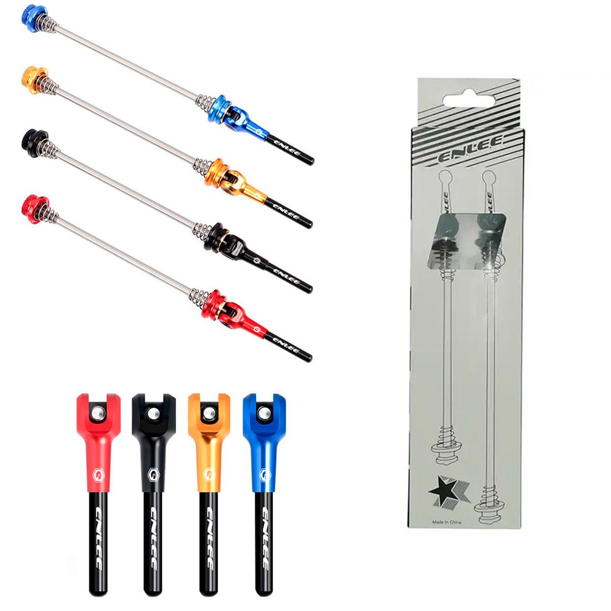 Эксцентрики для велосипеда ENLEE E-04 Quick Release Titanium Axle Синий (3281) - фото 4