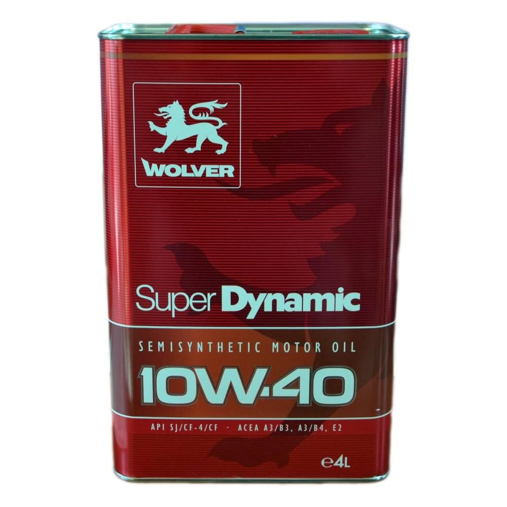 Моторне мастило Wolver Super Dynamic 10W-40 4 л (957)