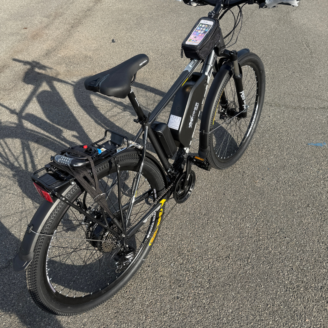 Велосипед з Е-комплектом з багажником Royal 29" FOX 2025 48 В 500 Вт MXSUS 18 Ah/до 65 км запас ходу - фото 6