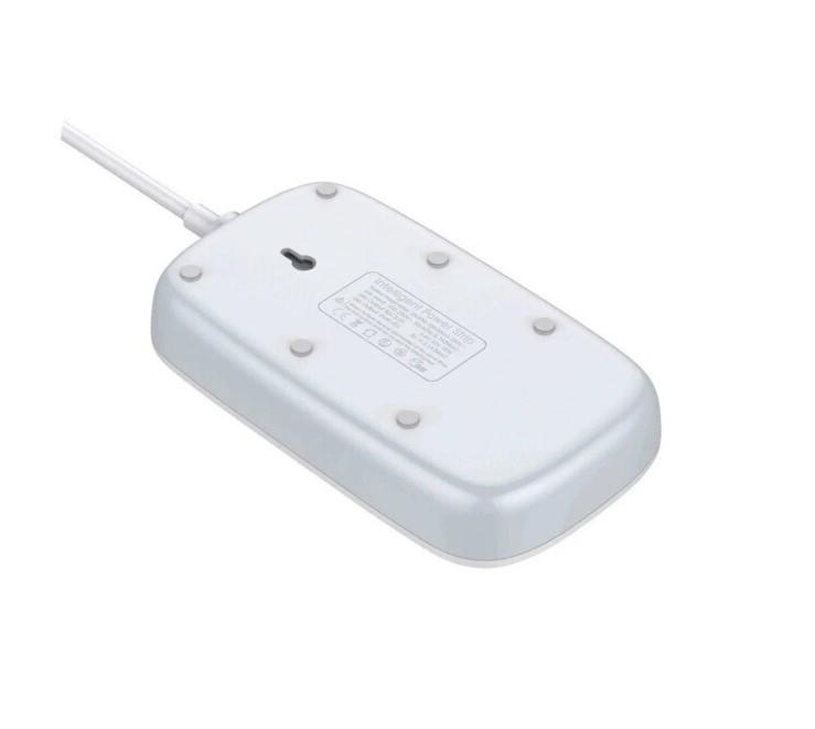 Удлинитель Ldnio SC4407 на 4 розетки 4 USB 2 м White (119584) - фото 3