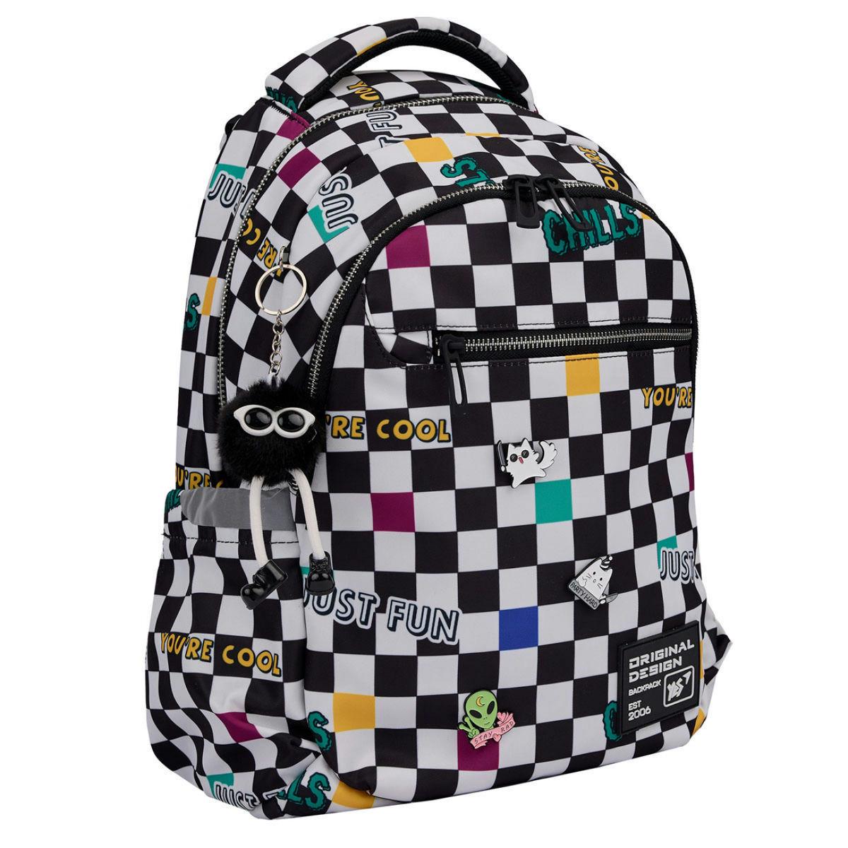 Рюкзак школьный YES Just Fun 41x29x14 см 16 л Разноцветный (559959)