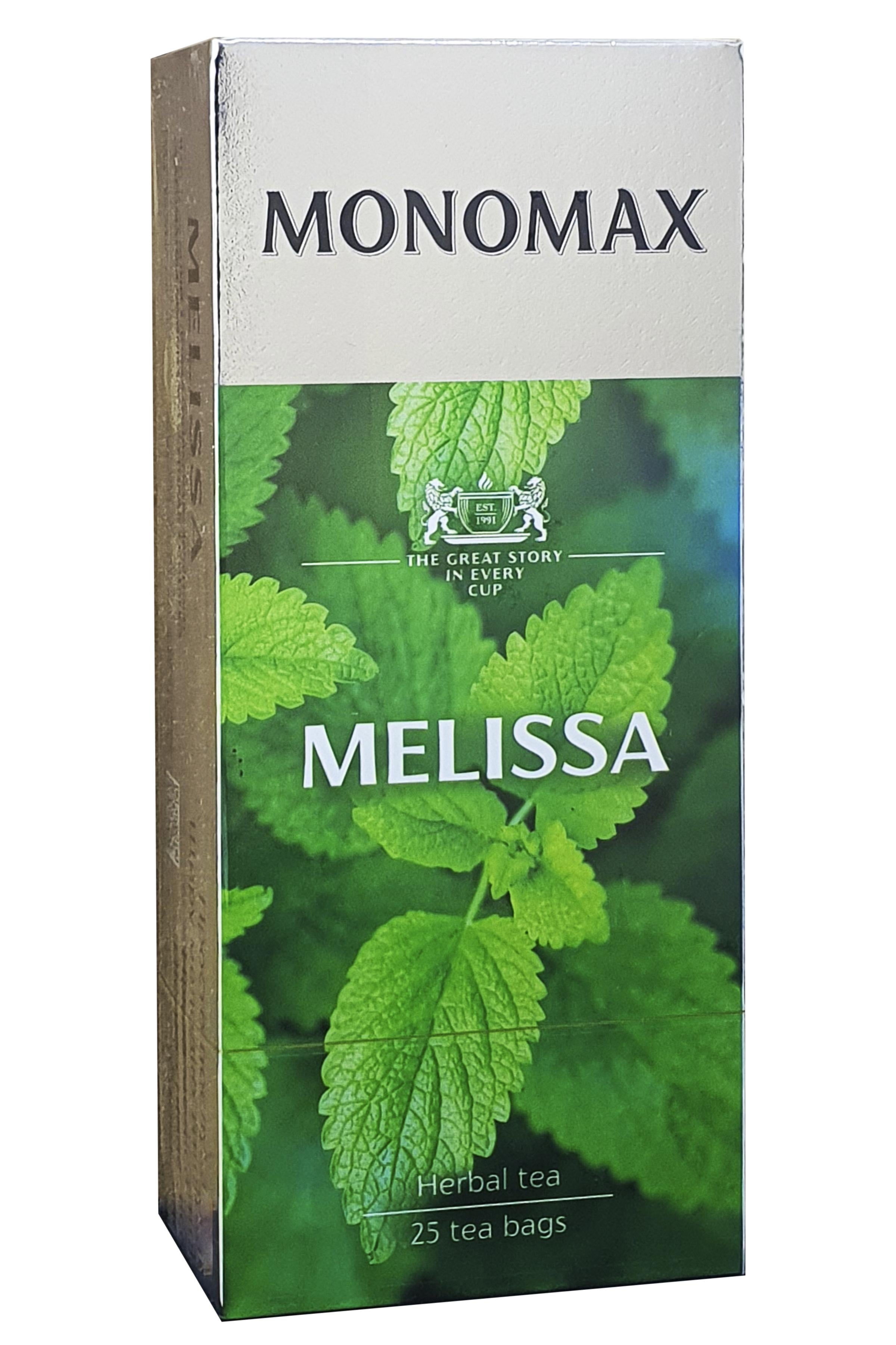 Чай зеленый Monomax Melissa в пакетиках 25х1,5 г (52679)