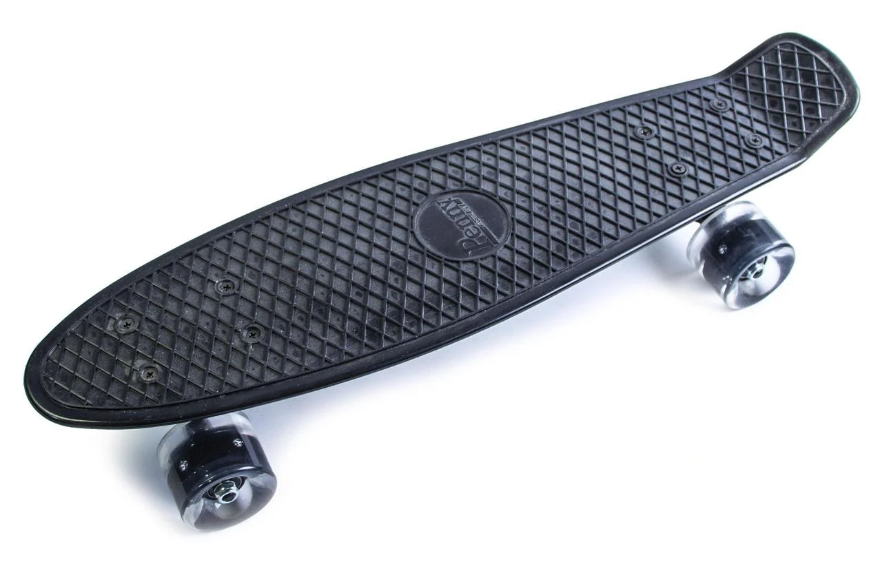 Пенніборд 22" світлові колеса Чорний (1454088165) Пенніборд 22" світлові колеса Чорний (1454088165)