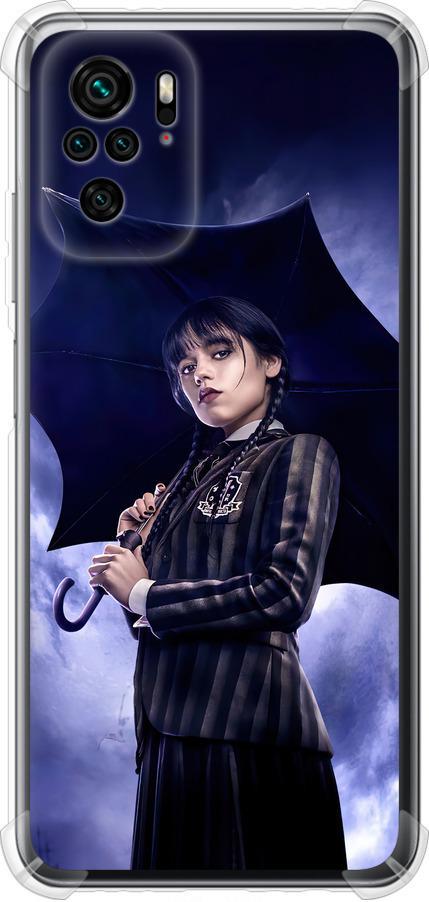Чехол на Xiaomi Redmi Note 10 Wednesday v2 (5516sp-2277-42517)