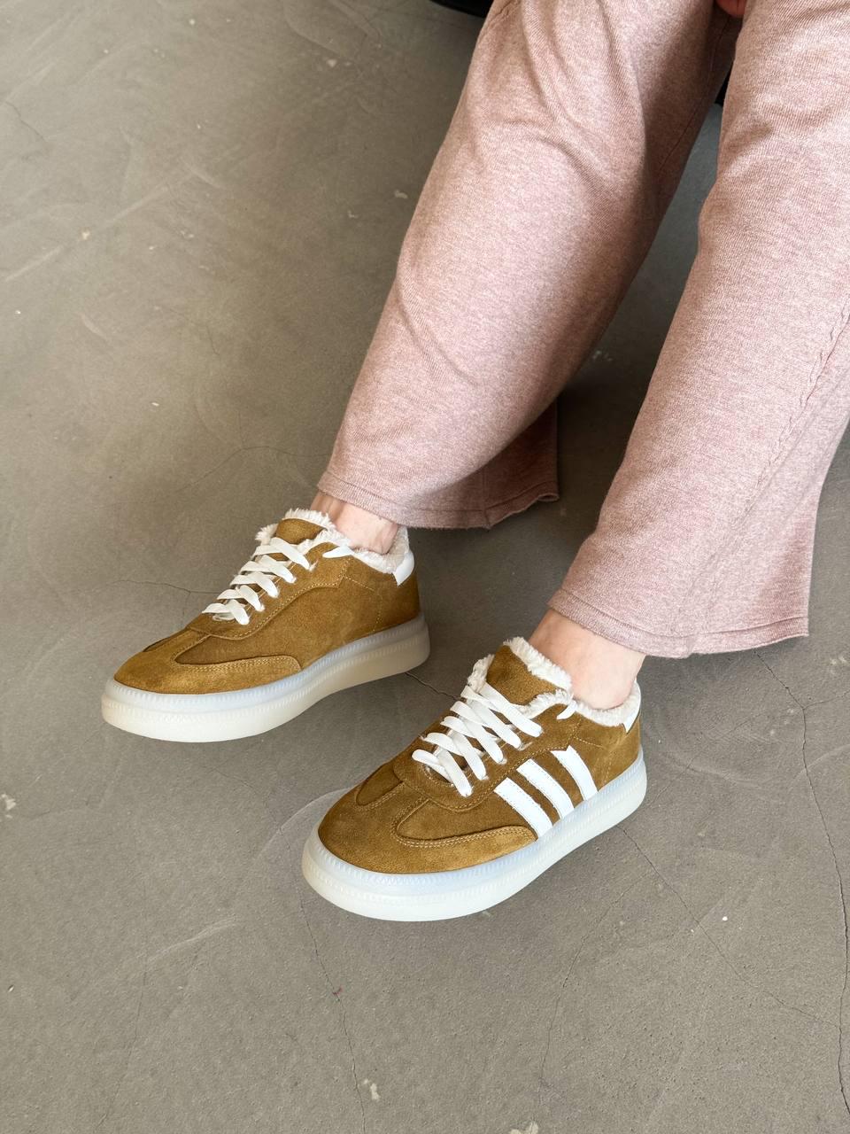 Кеди жіночі на хутрі Maya Shoes р. 38 Гірчичний (3021/1) - фото 7 Кеди жіночі на хутрі Maya Shoes р. 38 Гірчичний (3021/1) - фото 7