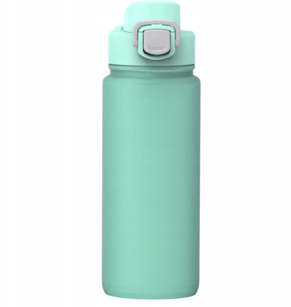 Термобутылка спортивная Kamille из нержавеющей стали 600 мл Ментоловый (2179)