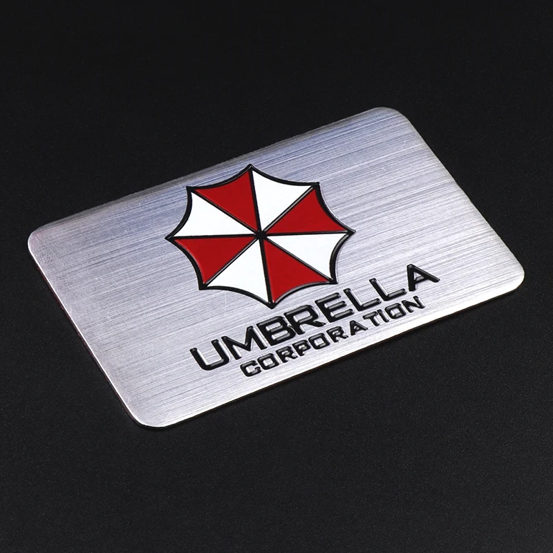 Эмблема алюминиевая Umbrella Хром 8х5 см (2137434273)