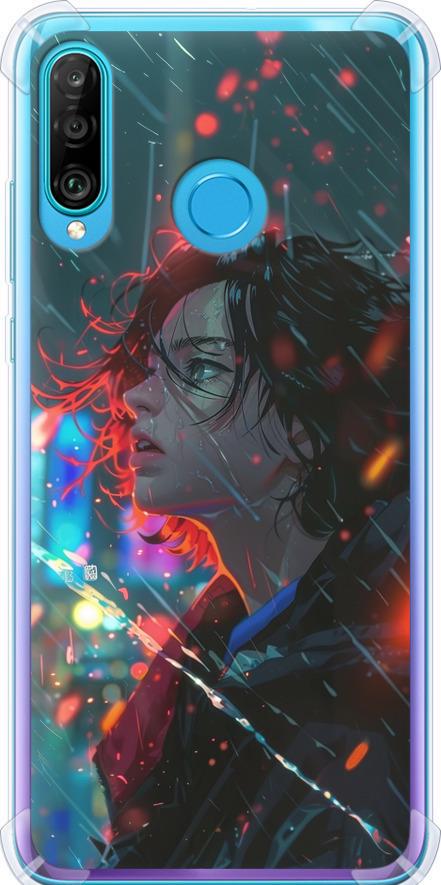 Чехол на Huawei P30 Lite Ночные огни (6096sp-1651-42517)