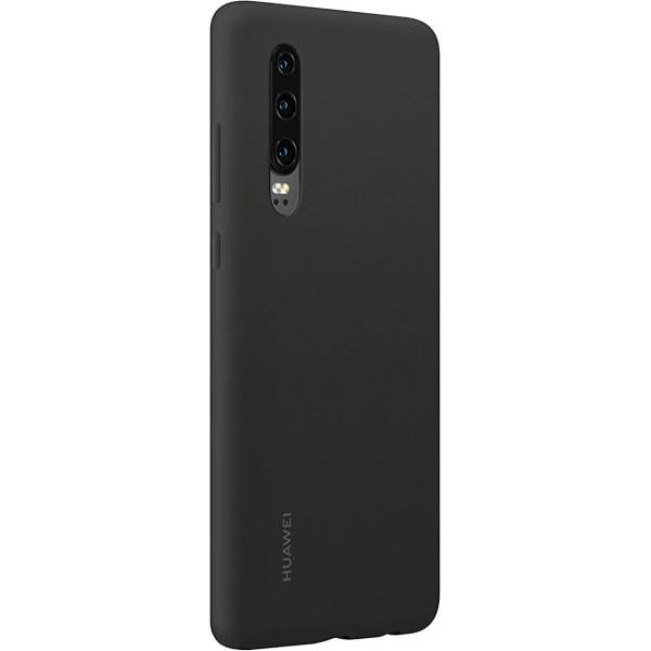 Чехол защитный противоударный Huawei P30 Silicone Car Case Силикон Черный - фото 3