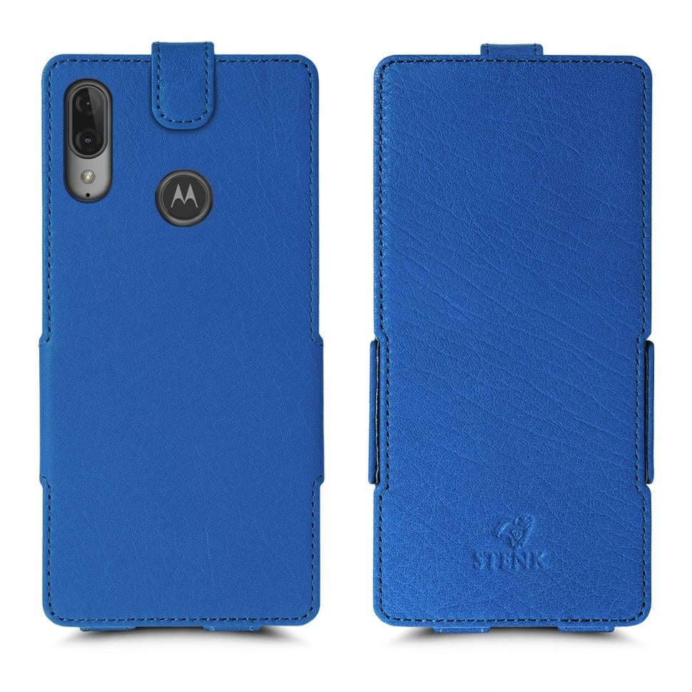 Чохол фліп Stenk Prime для Motorola Moto E6 Plus Ярко-синий (65636)