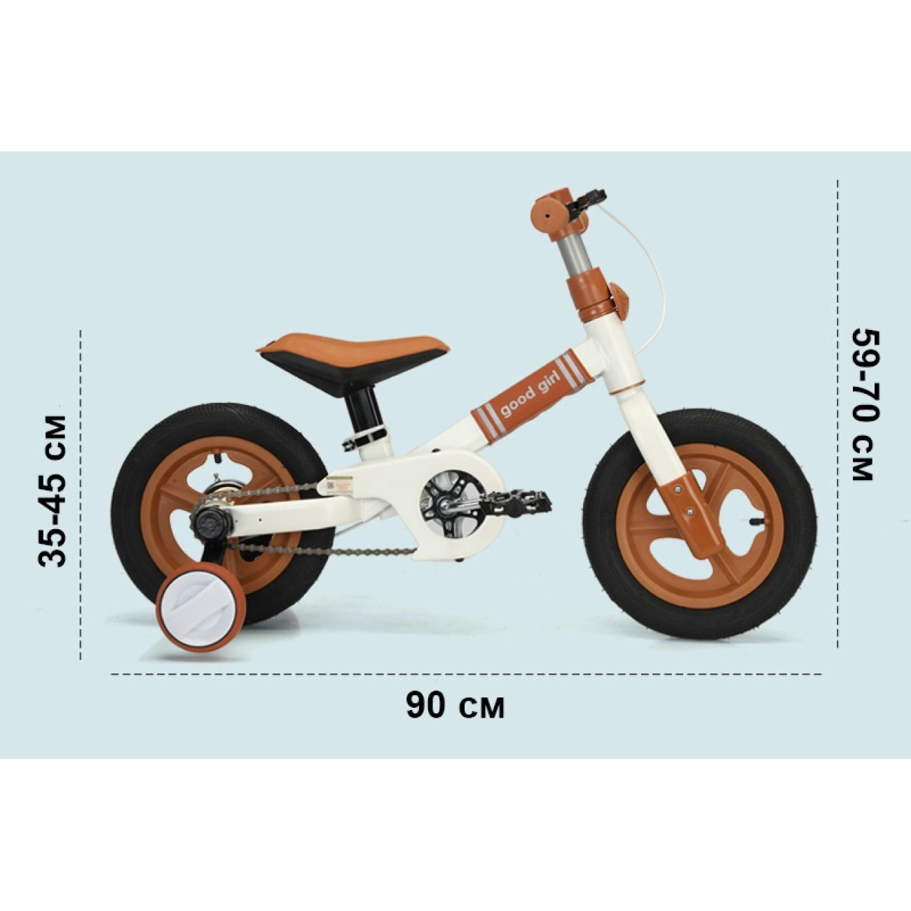 Детский велосипед Good Girl 12" (25442982) - фото 10