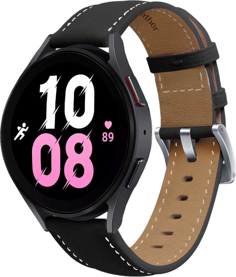 Ремешок кожаный Folsa для Galaxy Watch 5 44 мм Black (31538-2B)