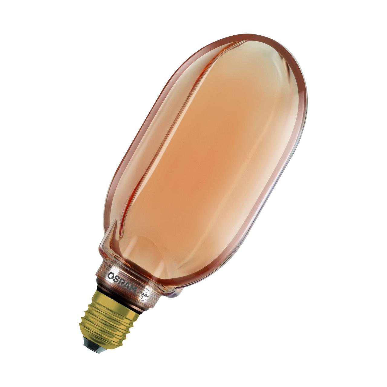 Лампа LED Osram Vintage 1906 Globe Gold 4W 220V 220lm 1800K E27 DIM 100x189 мм филаментная (4058075846005)