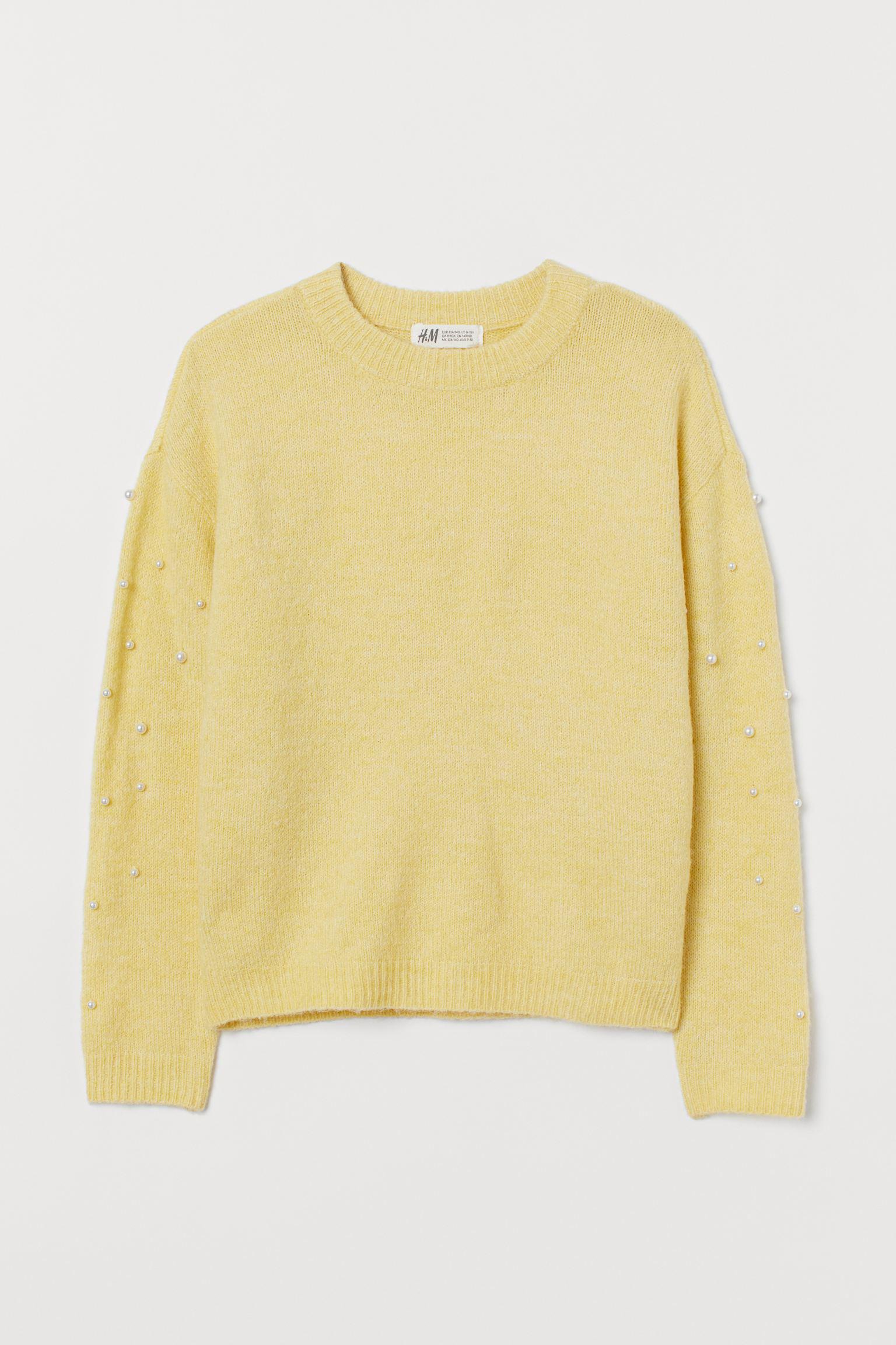 Джемпер H&M 170 см Желтый (2011746861)