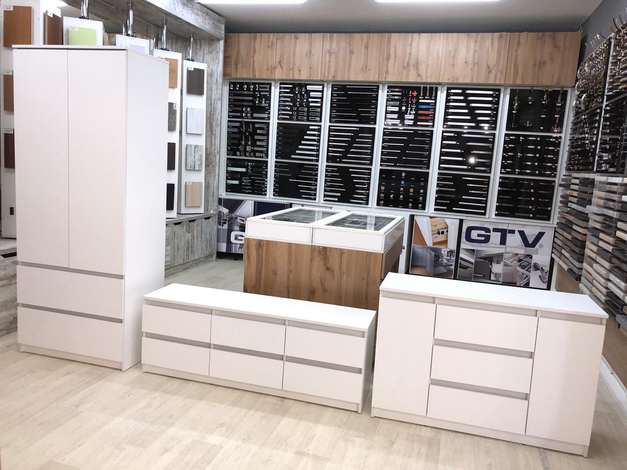 Шафа Кватро 2/2 з полицями 800х1990х470 мм Білий - фото 5 Шафа Кватро 2/2 з полицями 800х1990х470 мм Білий - фото 5