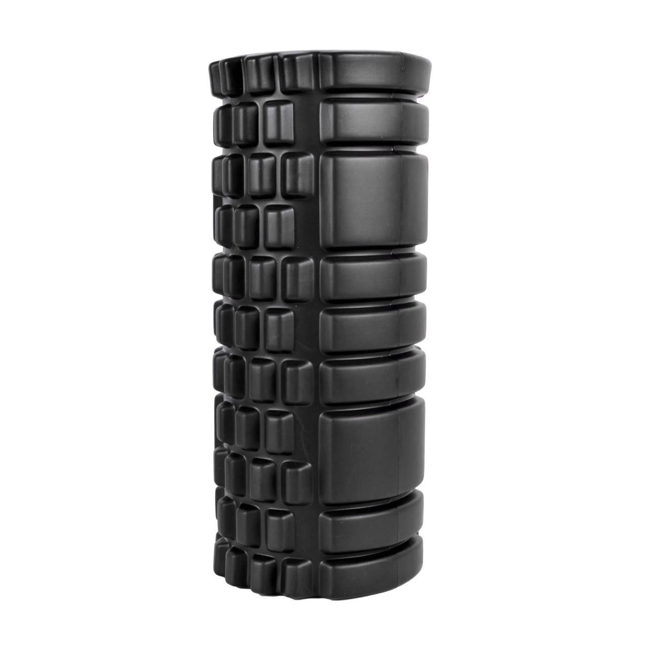 Ролик масажний U-Powex EVA foam roller 33x14 см Black - фото 2
