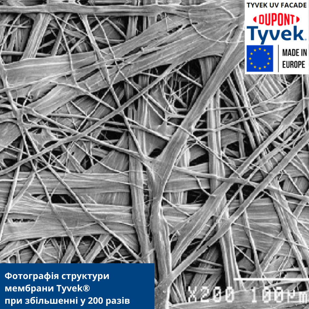 Мембрана вітроізоляційна TYVEK UV FACADE 3x50 м 150 м2 (3100252) - фото 13 Мембрана вітроізоляційна TYVEK UV FACADE 3x50 м 150 м2 (3100252) - фото 13