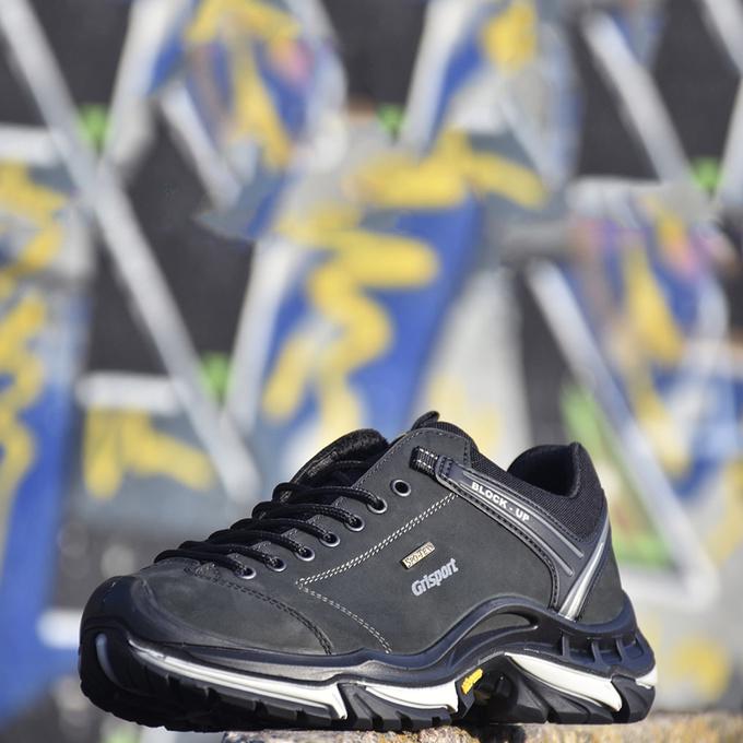 Полуботинки нубуковые Grisport 11927-N90 р. 45 Черный - фото 6