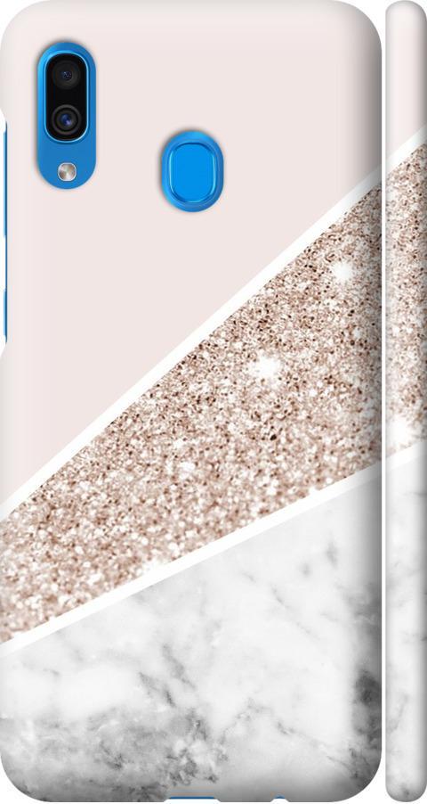 Чехол на Samsung Galaxy A20 2019 A205F Пастельный мрамор (4342m-1761-42517)