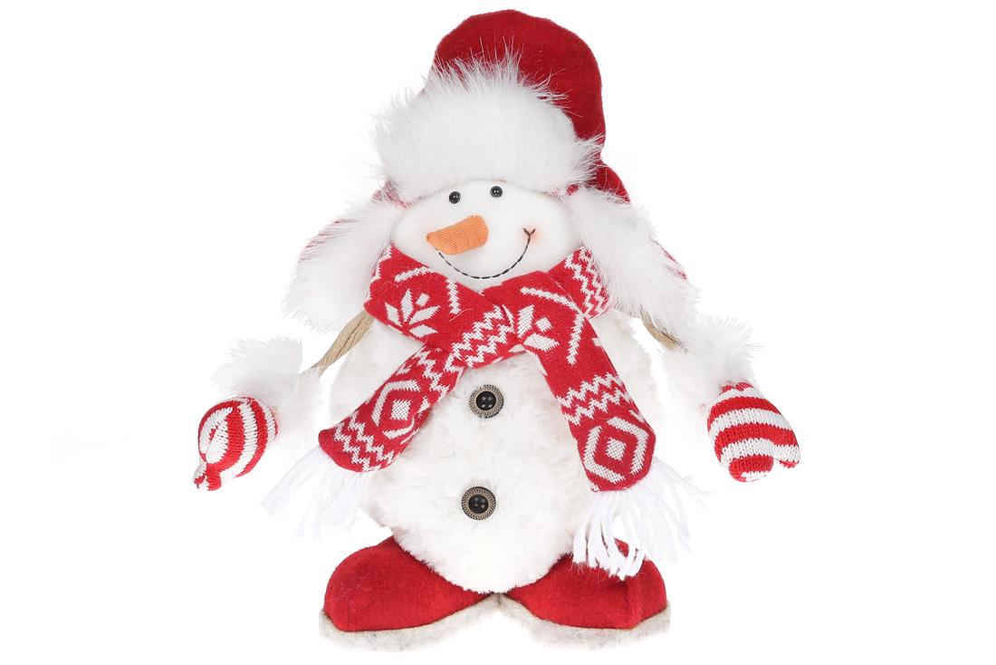 Мягкая игрушка новогодняя BonaDi Снеговик (822-291)