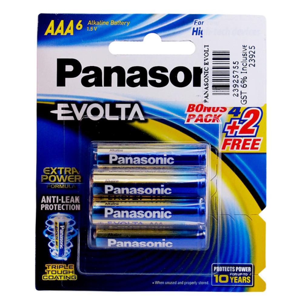 Батарейка алкалінова PANASONIC EVOLTA LR03/AAA на блістері 4 шт. (3112683190)