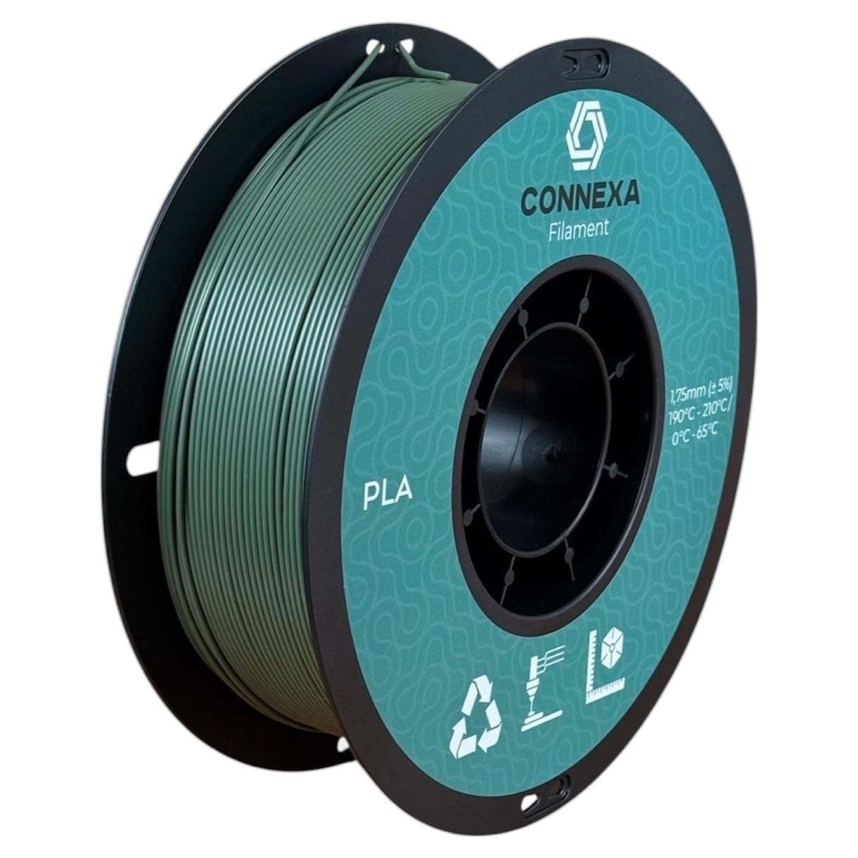 Пластик Connexa PLA 1,75 мм 1 кг Army Green (Con_PLA_ArmyGreen)