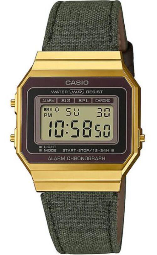Наручний годинник чоловічий Casio A700WEGL-3AEF (657894)